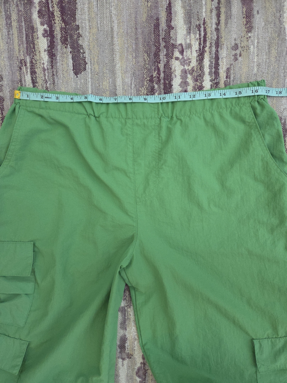 Ultra Flirt White & Green Two Pc. Cargo Jogger Set- Jacket Size 1X Pants Size XL - Picture 10 of 12